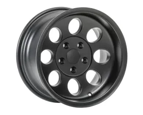 Quadratec Baja Xtreme II Wheel 15x8  Offset -14mm Satin Black Jeep 1984-2006